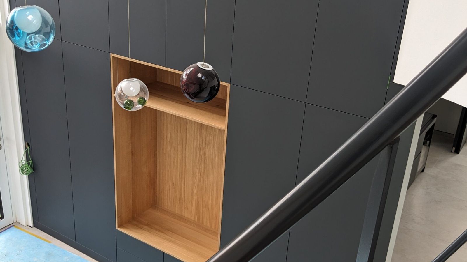 Stauschank Grau Eiche